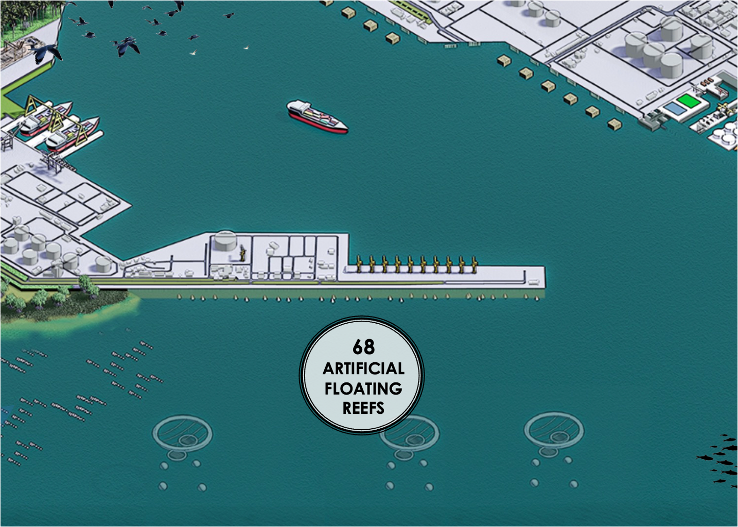 Artificial Floating Reefs